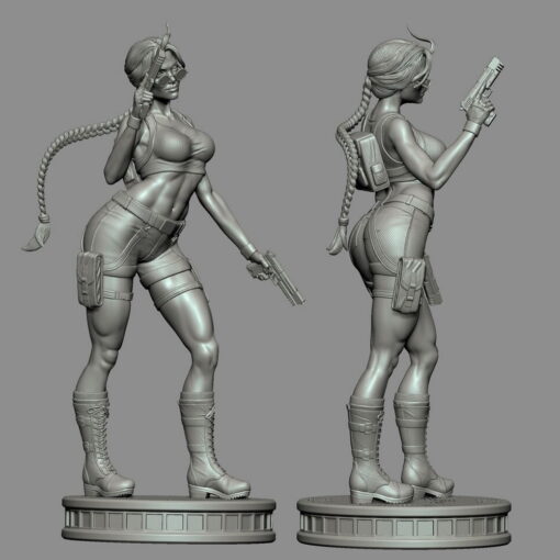 Sexy Lara Croft – Tomb Raider Statue | 3D Print Model | STL Files