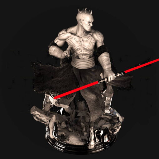 Star Wars – Darth Maul Diorama Statue | 3D Print Model | STL Files