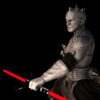 star wars darth maul diorama statue 2