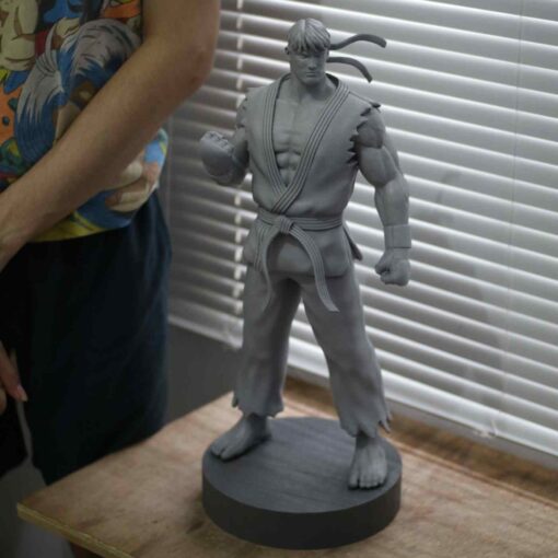 Street Fighter – Ryu Statue | 3D Print Model | STL Files