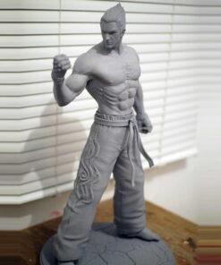 Tekken – Kazuya Mishima Statue | 3D Print Model | STL Files