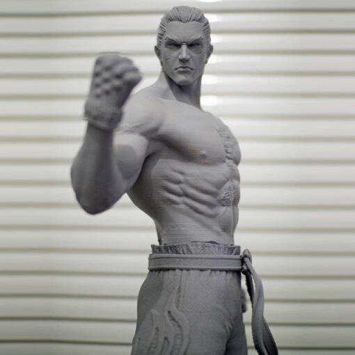 Tekken – Kazuya Mishima Statue | 3D Print Model | STL Files