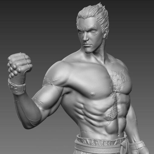 Tekken – Kazuya Mishima Statue | 3D Print Model | STL Files