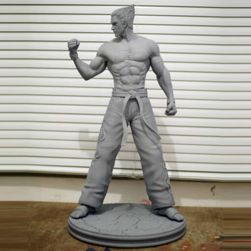 Tekken – Kazuya Mishima Statue | 3D Print Model | STL Files