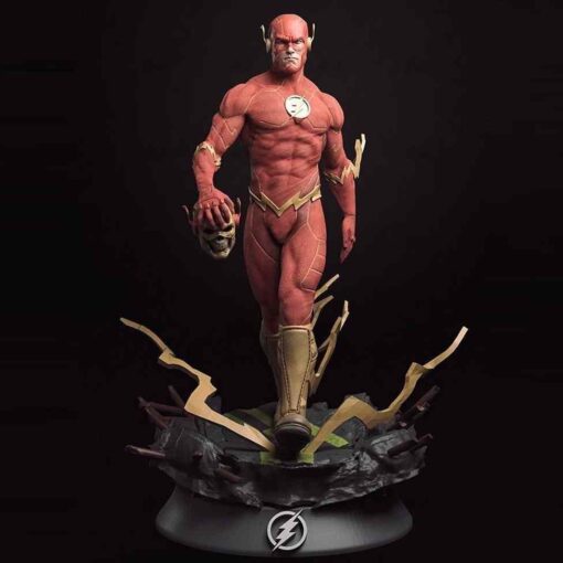 The Flash Diorama Statue | 3D Print Model | STL Files