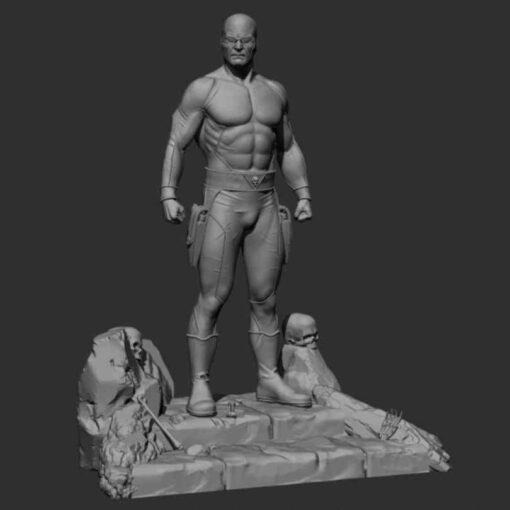 The Phantom Diorama Statue | 3D Print Model | STL Files