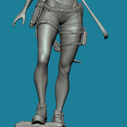 Tomb Raider – Lara Croft Statue | 3D Print Model | STL Files