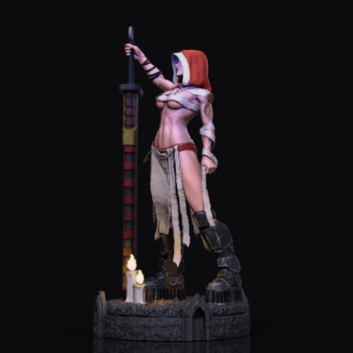 Warhammer 40K – Sister Repentia Statue | 3D Print Model | STL Files