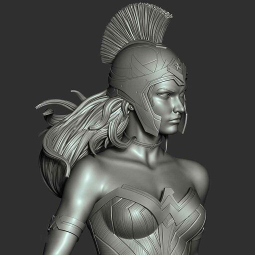 Wonder Woman Classic Statue | 3D Print Model | STL Files