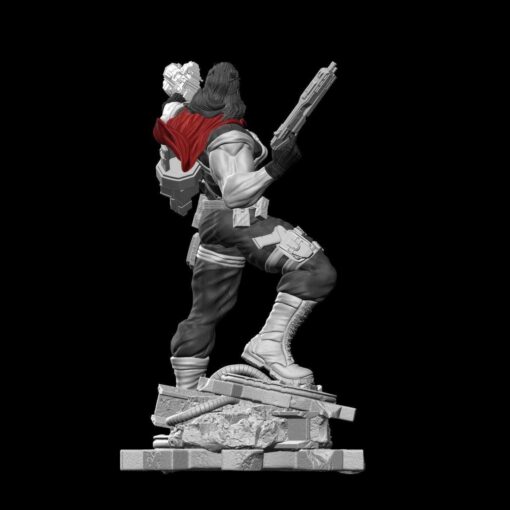 Lucas Bishop Diorama Statue | 3D Print Model | STL Files