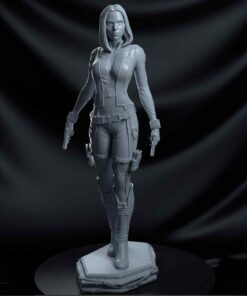 Black Widow (Scarlett Johansson) Statue | 3D Print Model | STL Files