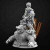 gohan transformation diorama statue 2