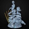 gohan transformation diorama statue 5