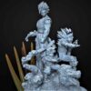 gohan transformation diorama statue 7