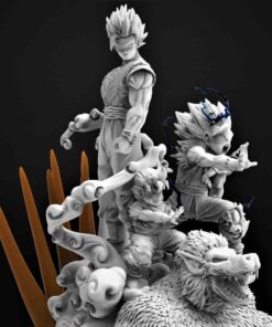 Gohan Transformation Diorama Statue | 3D Print Model | STL Files
