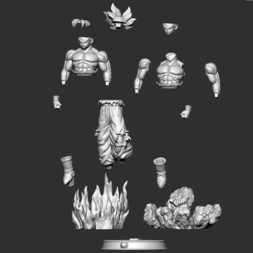 Goku Ultra Instinct Statue | 3D Print Model | STL Files