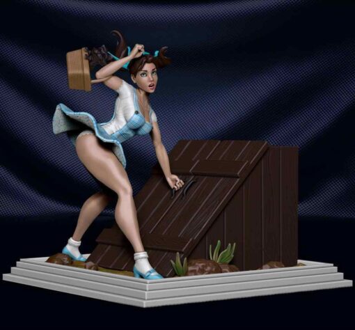 Sexy Dorothy Wizard of Oz Diorama Statue | 3D Print Model | STL Files