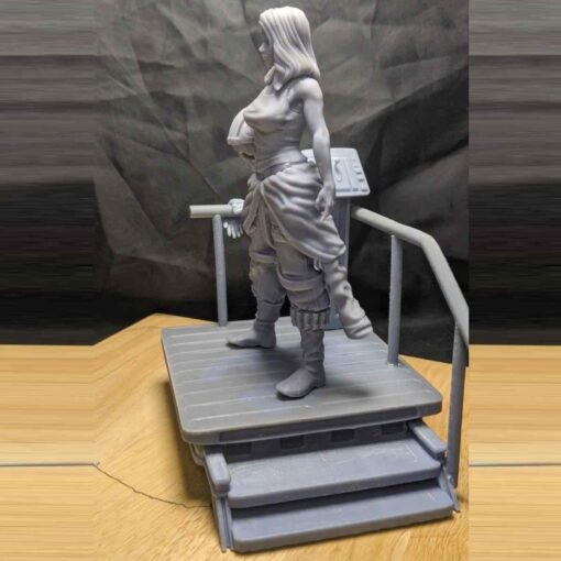 Sexy Rebel Pilot Diorama Statue (+NSFW) | 3D Print Model | STL Files