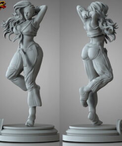 Sexy Street Fighter Laura Massuda Statue | 3D Print Model | STL Files