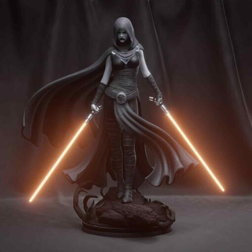Star Wars Asajj Ventress Statue | 3D Print Model | STL Files