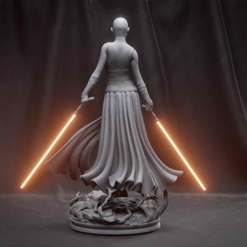 Star Wars Asajj Ventress Statue | 3D Print Model | STL Files