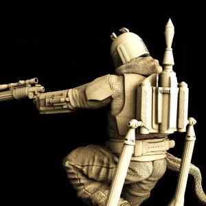 Star Wars Boba Fett Diorama Statue | 3D Print Model | STL Files