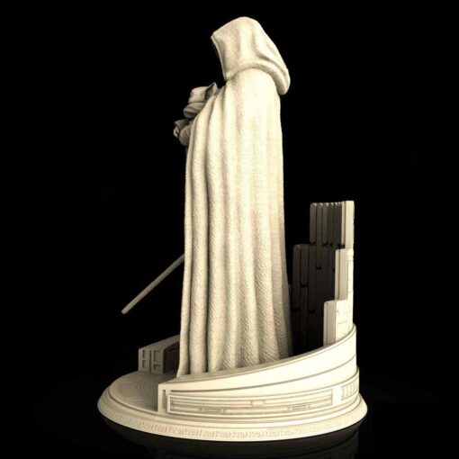 Star Wars Luke Skywalker Jedi Statue | 3D Print Model | STL Files