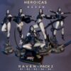 raven statues pack heroicas collection