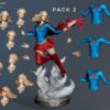supergirl statues pack heroicas collection 9