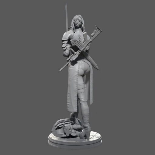 Sexy Sucker Punch Sweet Pea Statue | 3D Print Model | STL Files