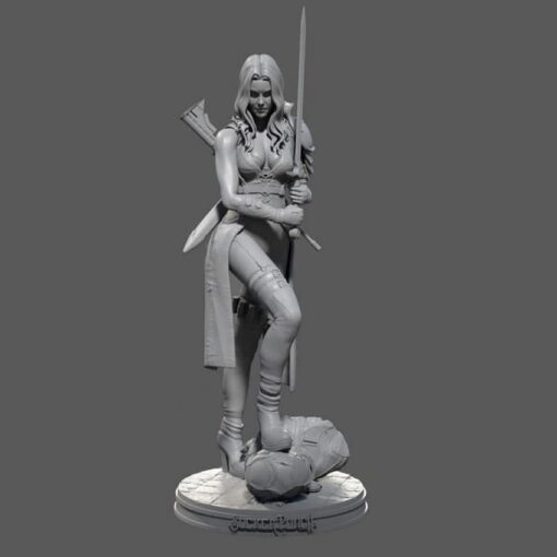 Sexy Sucker Punch Sweet Pea Statue | 3D Print Model | STL Files