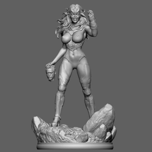 Sexy Female Thanos Statue (+NSFW) | 3D Print Model | STL Files