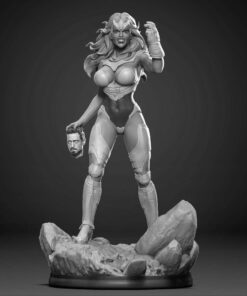 Sexy Thanos Girl Statue (+NSFW) | 3D Print Model | STL Files