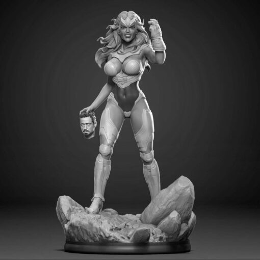 Sexy Female Thanos Statue (+NSFW) | 3D Print Model | STL Files