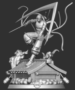 Demon Slayer – Kimetsu no Yaiba – Uzui Tengen Diorama Statue | 3D Print Model | STL Files