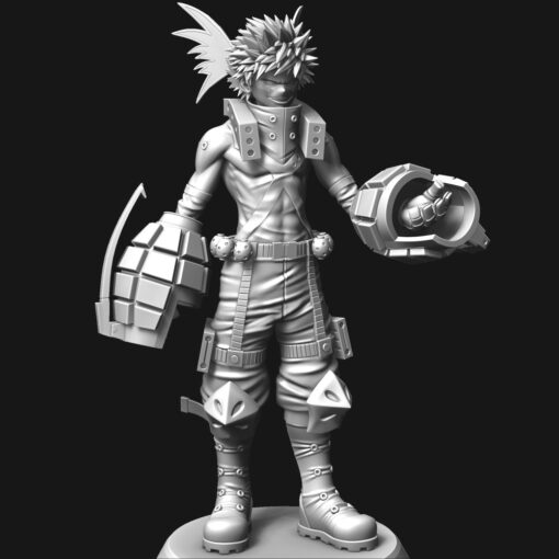 My Hero Academia – Bakugo Statue | 3D Print Model | STL Files