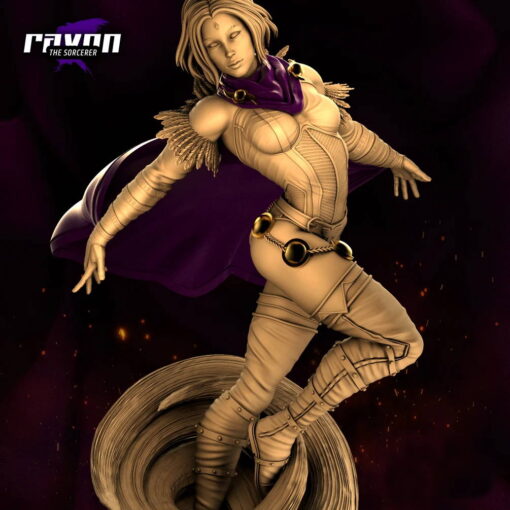 Raven The Sorcerer Diorama Statue | 3D Print Model | STL Files