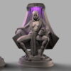 sexy rey on throne statue nsfw 11