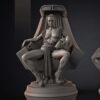sexy rey on throne statue nsfw 16