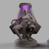 sexy rey on throne statue nsfw 7