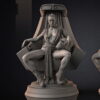 sexy rey on throne statue nsfw 9