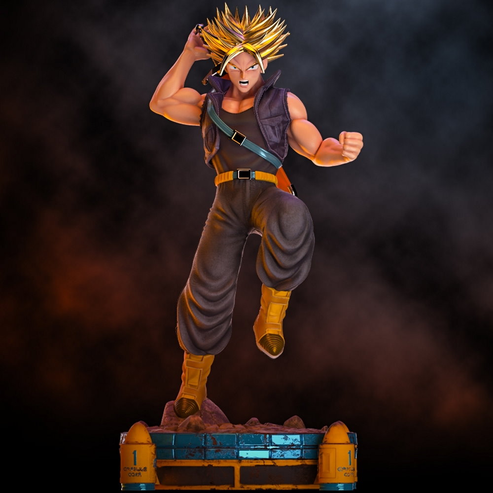 STL file TRUNKS OF THE FUTURE - DRAGON BALL Z・Design to download and 3D  print・Cults