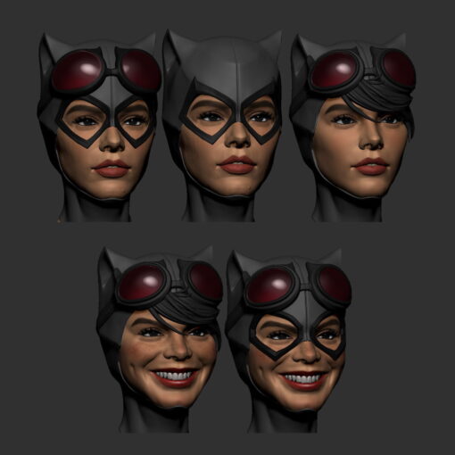 Sexy Catwoman with Whip Statue | 3D Print Model | STL Files