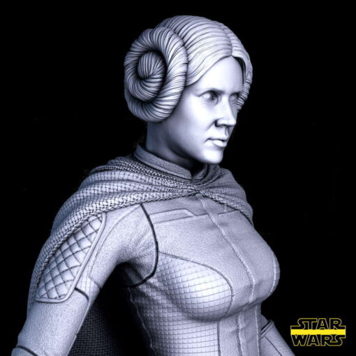 Star Wars – Leia Statue | 3D Print Model | STL Files