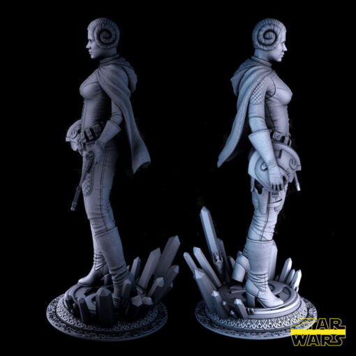 Star Wars – Leia Statue | 3D Print Model | STL Files