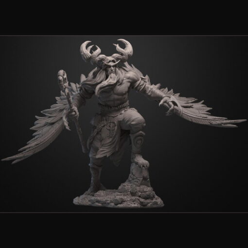 Warcraft – Malfurion Stormrage Statue | 3D Print Model | STL Files