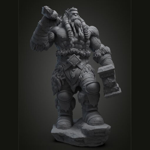 Warcraft – Thrall Statue | 3D Print Model | STL Files