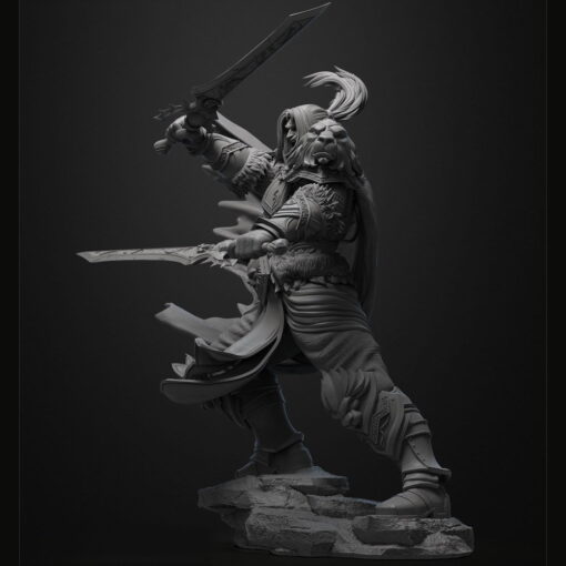Warcraft – Varian Wrynn Statue | 3D Print Model | STL Files
