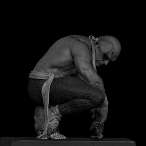 Defeated Iron Fist Statue | 3D Print Model | STL Files