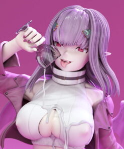 Sexy Wet Succubus Chan Statue (+NSFW) | 3D Print Model | STL Files